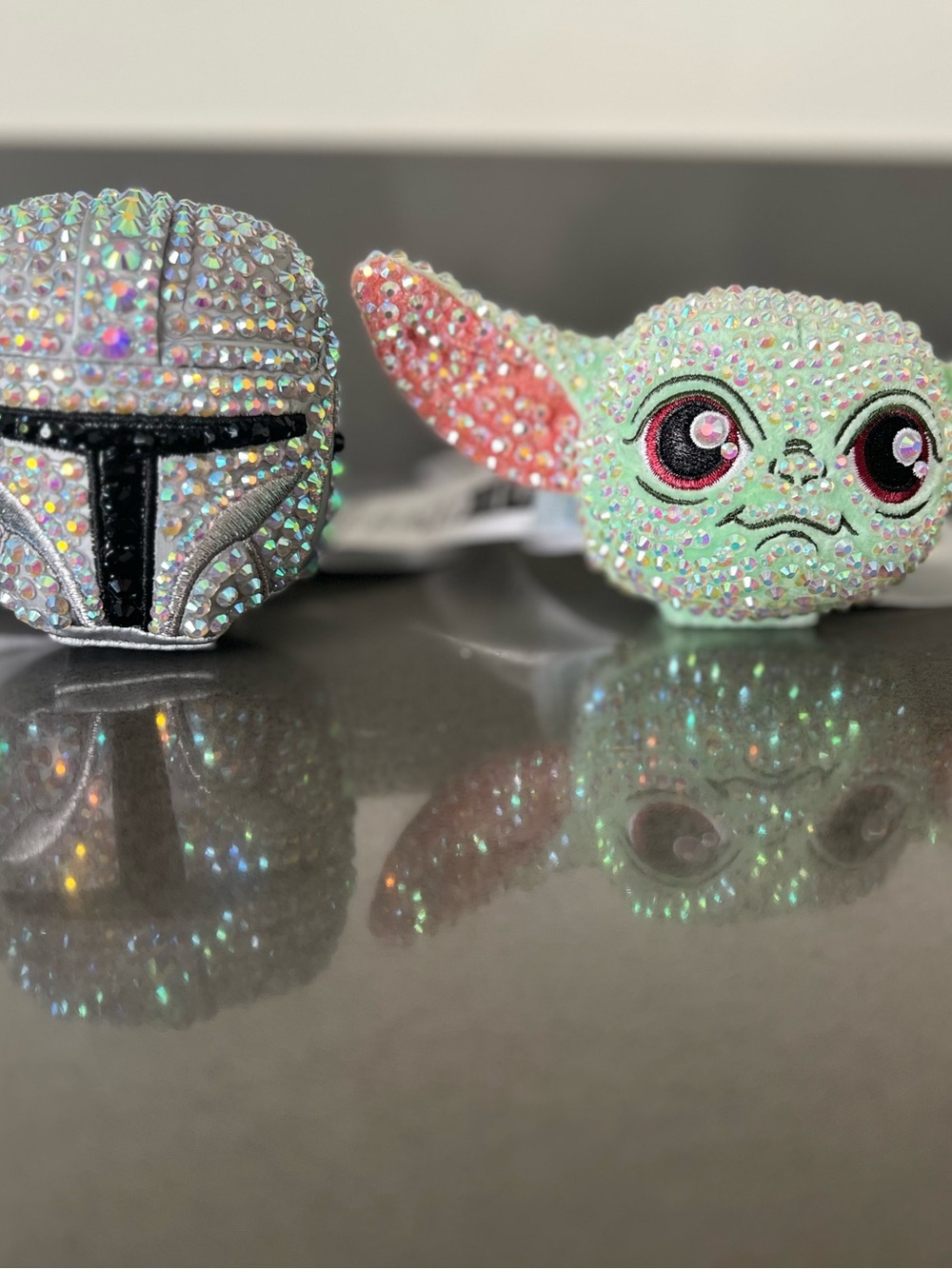 Star Wars Grogu & Mandalorian Sparkle Plush Make Your Own Headband/ Sneaker Set